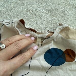 Organic zoo T-shirt baby 1-2y